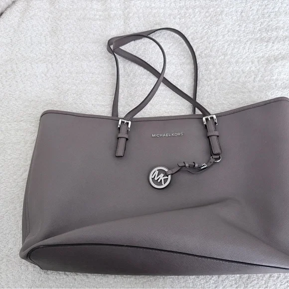 Michael Kors Taupe Tote Bag - Picture 2 of 6